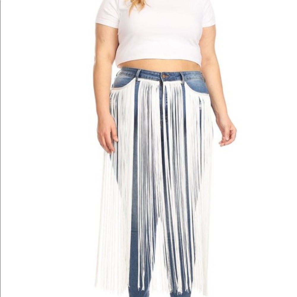 Fringe jeans